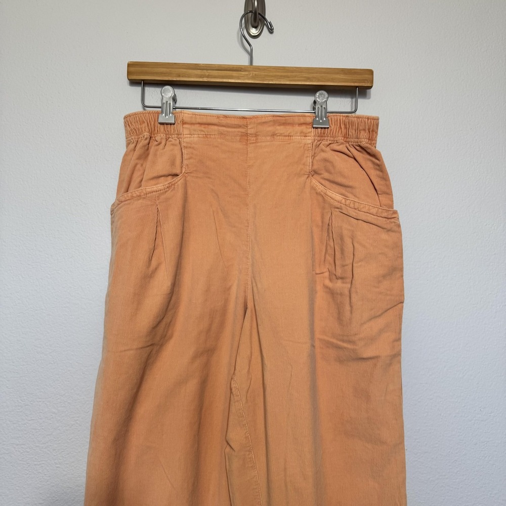 Free People We The Free Women's XS Nice Choice Cord Jeans Peach‎ Pansy Pull On - Picture 5 of 15